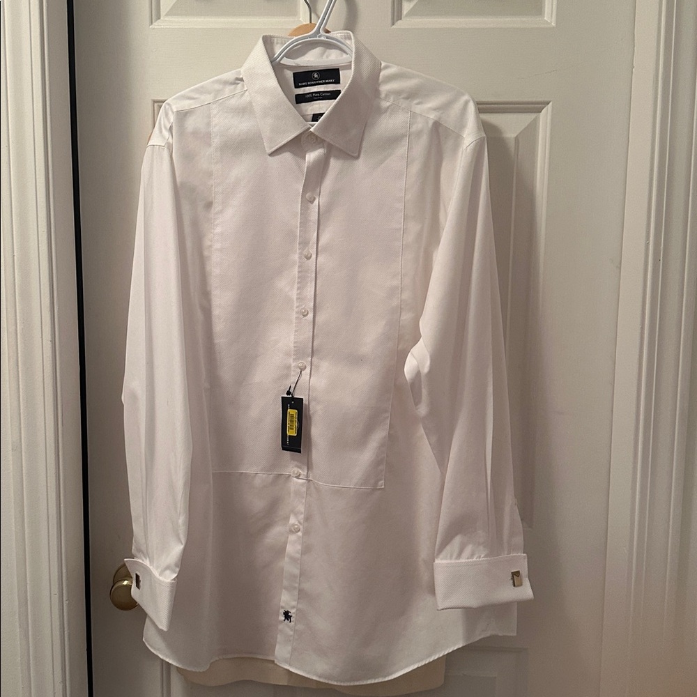 Hart Schaffer Marx Tuxedo Shirt
